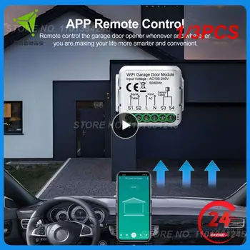 1/3ШТ Sasha Smart WiFi Контролер за отваряне на гаражни врати, приложението за гласово дистанционно управление, работа с Алекса Home Асистент, Yandex Алис