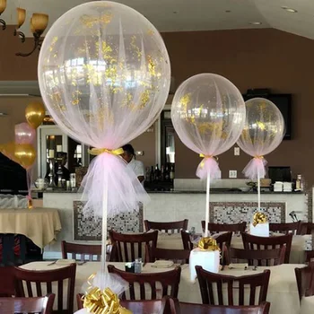 1 бр. Поставка за балони за вашата сватба маса, държач за балони, референтната маса, плаващ украса на сватбената маса, Детски душ, рожден Ден