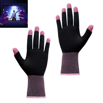 1 чифт ръкавици с пет пръста, высокочувствительные слот ръкав за пръстите, дишащи, запазване на топлината, за игрални ръкавици PUBG E-Sports Sara