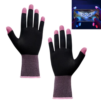 1 чифт ръкавици с пет пръста, Высокочувствительные ръкавици, ръкавици без пръсти, които предпазват от пот, запазване на топлината, за киберспорта PUBG, слот ръкавици Sara
