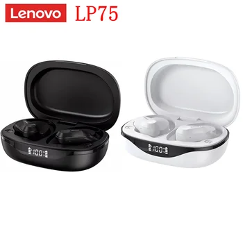 100% Оригинални Lenovo thinkplus Bluetooth 5.3 спортни слушалки Hi-Fi стерео true wireless HD Vioce покана Слушалки LP75 Лек