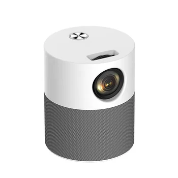 2022 Мини проектор M1 за домашно кино с разделителна способност от 1080P, поддръжка на няколко безжични устройства, интелигентна гласова система