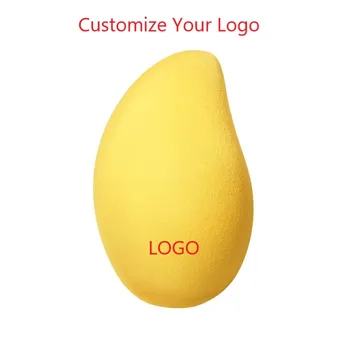 50шт Гъба-основа за грим с логото на поръчка, козметична пудра на прах, инструменти за смесване на яйца и гладко манго на Едро
