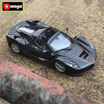 Bburago 1:24 Ferrari Laferrari Aperta Сплав Спортен Модел на превозното средство за Моделиране Леене Под налягане на Метални Колекция от Модели на Състезателни Коли Детска Играчка За Подарък
