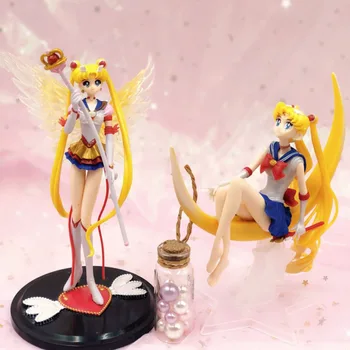 Cartoony Скоба За Освобождаване на Въздух От вътрешността на Колата е С Аромат на Сладък Sailor Moon Бижута Auto Vent Decor Kawaii за Деца Коледен Подарък Аксесоари