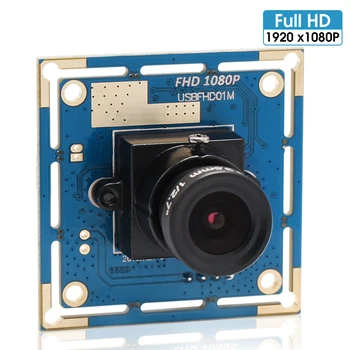 ELP 1080 P 6 мм Фиксиран Обектив, Full HD Инфрачервен Чувствителен висока скорост 30 кадъра в секунда/60 кадъра в секунда/120 кадъра в секунда, USB IR Камера Модул Без IR Филтър