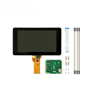 Raspberry Pi 3 Modelo B + pantalla táctil de 7 pulgadas, 10 dedos capacitivos, resolución de 800x480, Compatible против 3
