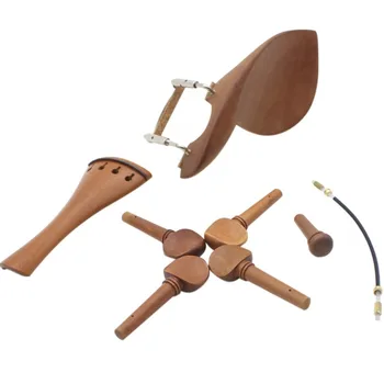 Аксесоари за цигулка: Поставка за бузи цигулка от дърво Мармалад + болтове + прибиращи плоча + хвостовая въже + 4 дръжки + премахване на крайните пирони