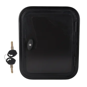 Багажная вратата на микробуса H500 W400mm със защита от ултравиолетови лъчи, водоустойчив вратата за съхранение с кръгла ъгъл за кемпера на колела