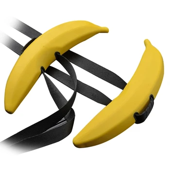 Гира от Бичи рога във формата на банан, Ръкохватка за пръти, вдигане на тежести, дърпа Ръчно изземване, Пръстеновидни дръжки, Силови тренировки