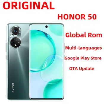 Глобалната вградена памет Honor 50 Мобилни телефони, 5G на няколко езика Android 11.0 6.57 