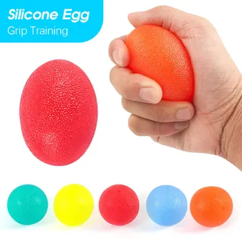 Гъвкав перлено бял захранващ топката, удобен высокоэластичный захватный топката, висококачествен силикон яйце, рискът се увеличава мускулите