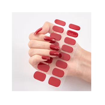 Етикети за дизайн на ноктите, етикети с пълно покритие за маникюр, самозалепващи стикери за жени и момичета, обикновена стикери за нокти, директна доставка