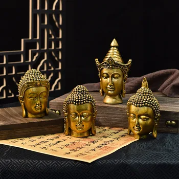 Златна индуистская статуя на Буда Vilead, Религиозни аксесоари, скулптура Фън шуй Дзен, Интериора на дома, Офиса, Декорация на дома, Бог Индия