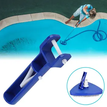 Инструменти за почистване вакуумна глава басейна с клипсой V-образна форма, Дръжки за закрепване към басейна, метач на басейна, Вакуумна дюза за басейн, Плувен басейн