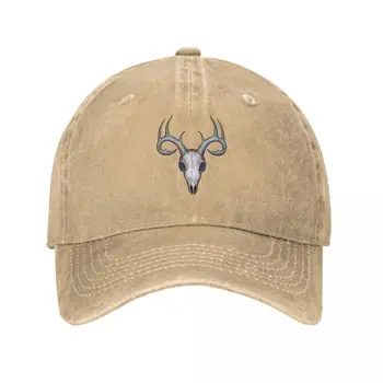 Ковбойская шапка с черепа на мъртвия елен, прекрасни слънчеви шапки за жени и мъже, директна доставка