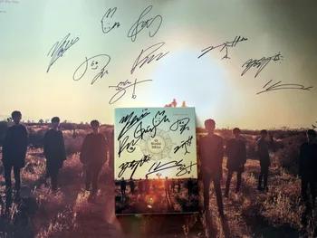 мини-албум с автограф SF9 KNIGHTS OF THE SUN CD с автограф + книга + плакат, подписан от K-POP 112017