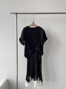 Модно рокля-риза, темпераментное, тънка, изтънчено, елегантно, есен 2023, женски ново горещо