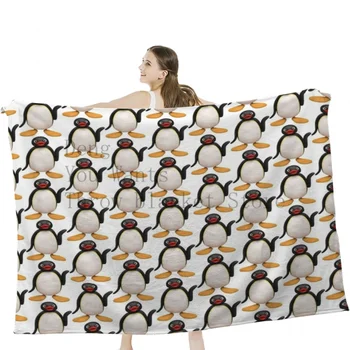 Наметала Pingu, Тафтинговое одеяло за пътуване, предмети от първа необходимост за стая в общежитието, Луксозно одеяло утепленное