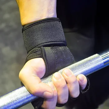 Нова 1 Двойка Тренировъчни Ръкавици За Вдигане На Тежести На Жените И Мъжете Спорт Фитнес Културизъм Гимнастически Скоби Фитнес Зала Защита На Дланите На Ръкавици