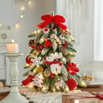 Нова Украса За Коледната Елха В Скандинавски Стил, Мини Коледно Дърво Интернет-Знаменитост Коледен Фетровый Пакет Бижута