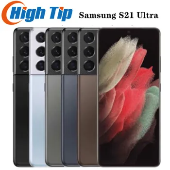 Отключени Samsung galaxy s21 ultra 5g g998u1 6,8 см 128 GB Памет 12 GB RAM памет Snapdragon NFC Восьмиядерный Оригинален Мобилен Телефон S21U Dimo