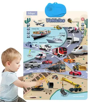 Развитие на играчка-плакат с азбука, електронна играчка-плакат с азбука за момчета и момичета, модул за обучение плакат за детска градина, интерактивна диаграма
