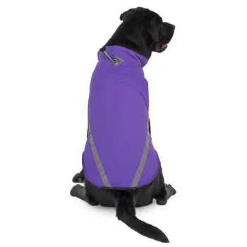 Регулируема памучен яке с куки и вериги за домашни любимци, облекло за кучета, голяма светоотражающая облекло за кутрета за малки кучета, Дъждобран за момче с пуловер в грах, комплект