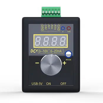 Ръчен Генератор на ток на малък напрежение SG-002 DC 0-10V 0-22mA Генератор на сигнали текущото напрежение DC5V micro USB Generator