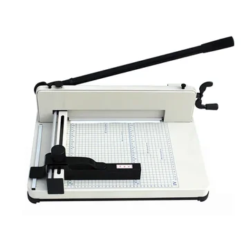 Ръчна Машинка за хартия с формат А4 Тежкотоварни нож за фотохартия 858A4 Машина за рязане на хартия максимална дебелина 40 мм