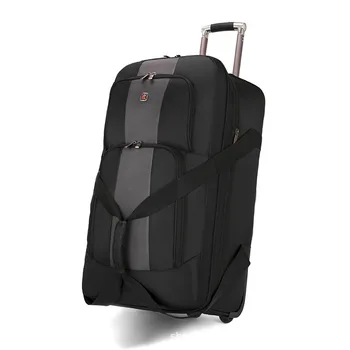 Ръчния багаж на колела Пътна спортна чанта с Голям капацитет пътни чанти Преносима чанта за жени ръчния багаж