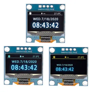 Сертифициране на ROHS 0,96 инчов OLED IIC Сериен Бял OLED-Дисплей Модул 128X64 I2C SSD1306 12864 LCD Екран Такса За Arduino