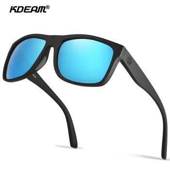 Слънчеви Очила Луксозен Марка KDEAM Нови Мъжки TR90 Бизнес Висококачествени Очила 100% UV Защита От Спорта На Открито Дамски Модни Очила За Очите