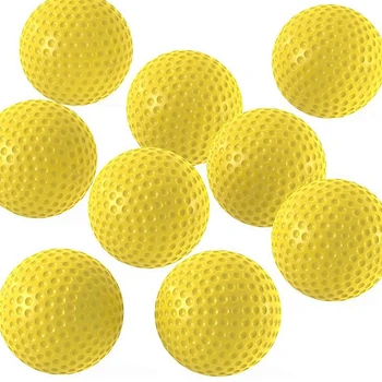 Спортни полистирен топки за голф, устойчиви на 18 вмятинам, ограничен полет, реалистични характеристики, с вдлъбнатини, са идеални за използване в закрити помещения.