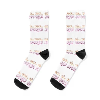 Спортни чорапи TOH - OH WOW, топли зимни ярки чорапи с колани, женски, мъжки