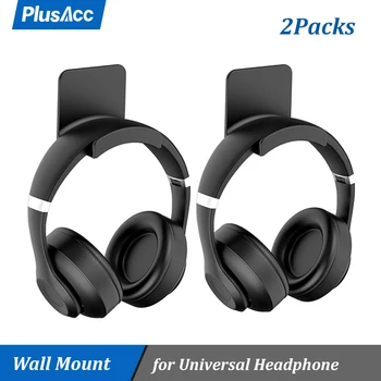 Стенен Държач За слушалки PlusAcc, Универсално Лепило на Кука за Слушалки на Sennheiser, Sony, Bose, Beats, Игрален Контролер