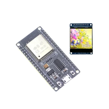 Такса за разработка на модул ESP32F Такса за разработка на водача CH340 Wireless WiFi Bluetooth с цветен екран 1,44 инча