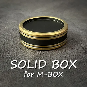 Твърда Кутия за M-BOX (Размер Долар Морган/Полдоллара) Фокуси Монета се Появява, Изчезва Магията на Магьосник в Близък План на Илюзията Трик