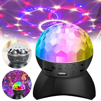 Топка сценична лампа с Bluetooth-съвместими със слушалка, моля, светлинното кълбо, USB зареждане, за оформяне на парти по случай рождения ден на dj в нощен клуб