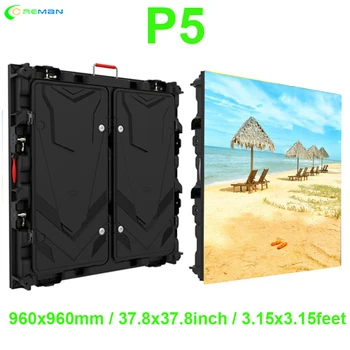 фабричните продажба на led витринный шкаф p5 p10 960x960 мм led панел шкафове за плочки RGB рекламни светодиодна видеостена