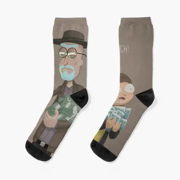 Чорапи за фен арт Breaking Bad Ba Br компресия дамски чорапи luxe golf с анимационни модел, мъжки